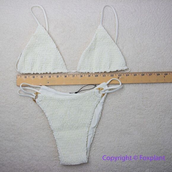 New Set! Free People x Aila Blue white bikini, size XL - Picture 8 of 12